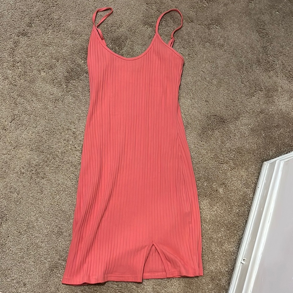 Pink SHEIN dress with slit